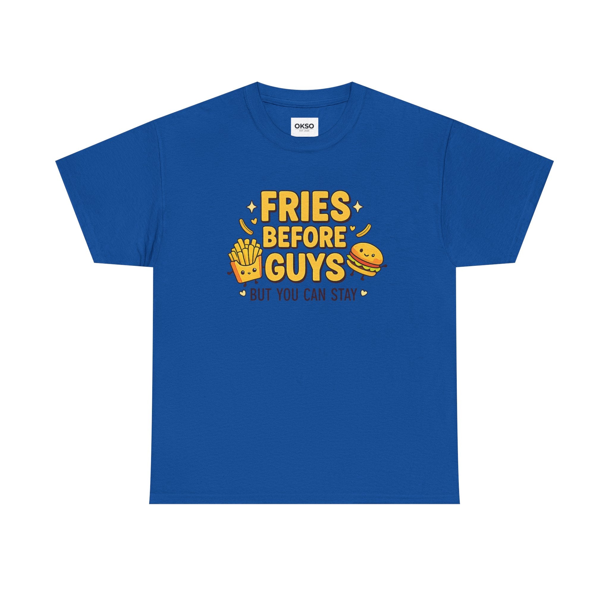 Fries Before Guys Tee — Funny Cute Foodie Graphic T-Shirt