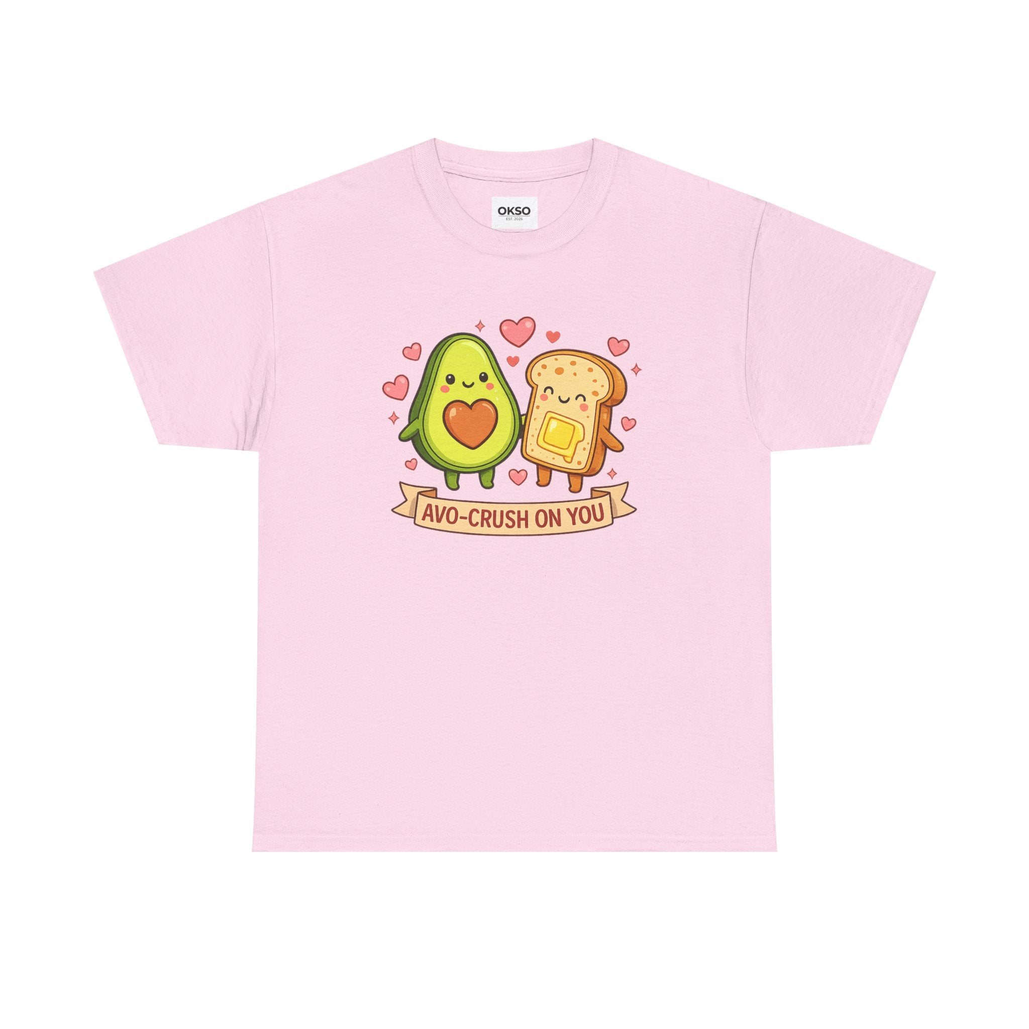 Avo-Crush On You T-Shirt — Cute Avocado & Toast Valentine Tee