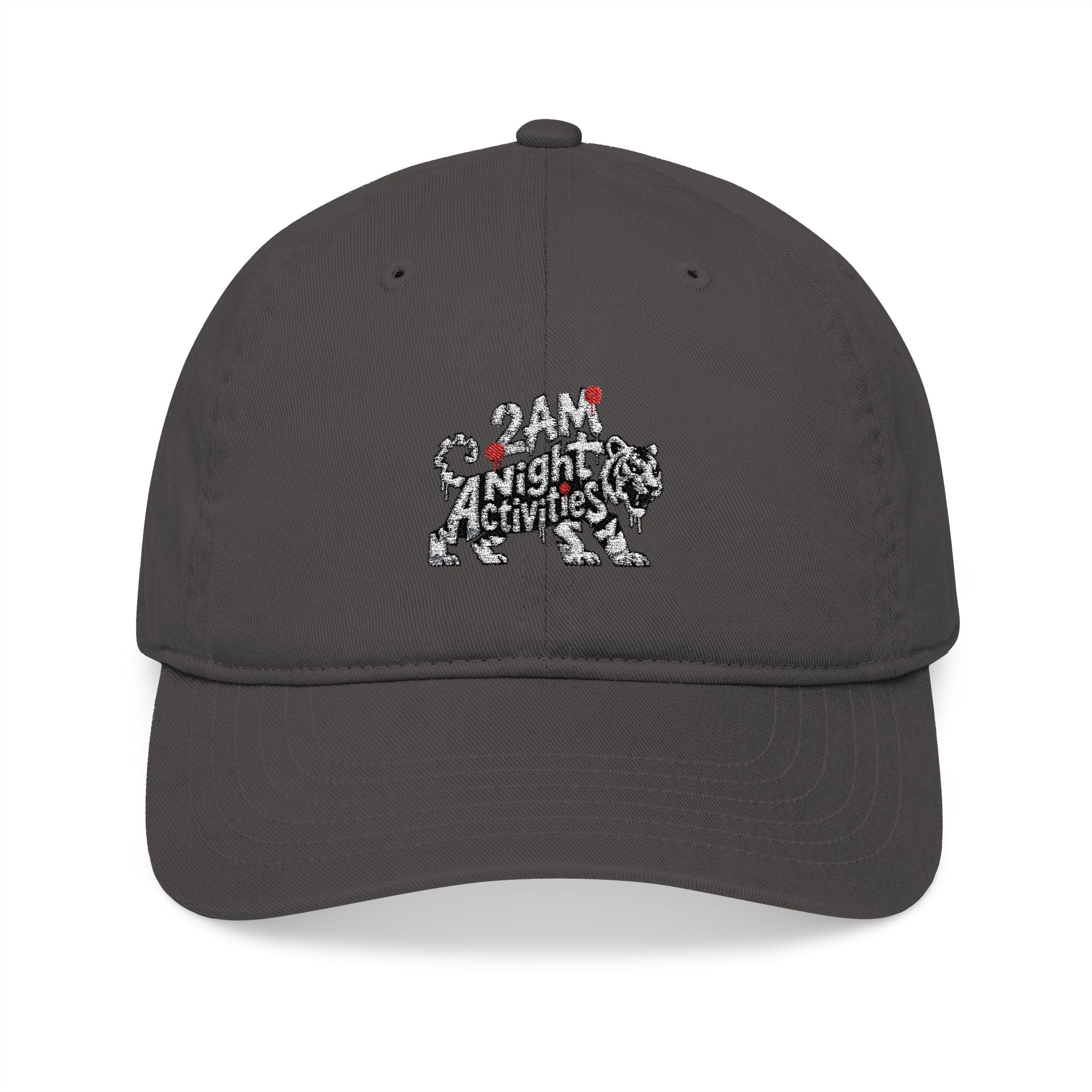 Embroidered 2am Night Activities Tiger Design Baseball Cap — Eco-Friendly Nature Hat