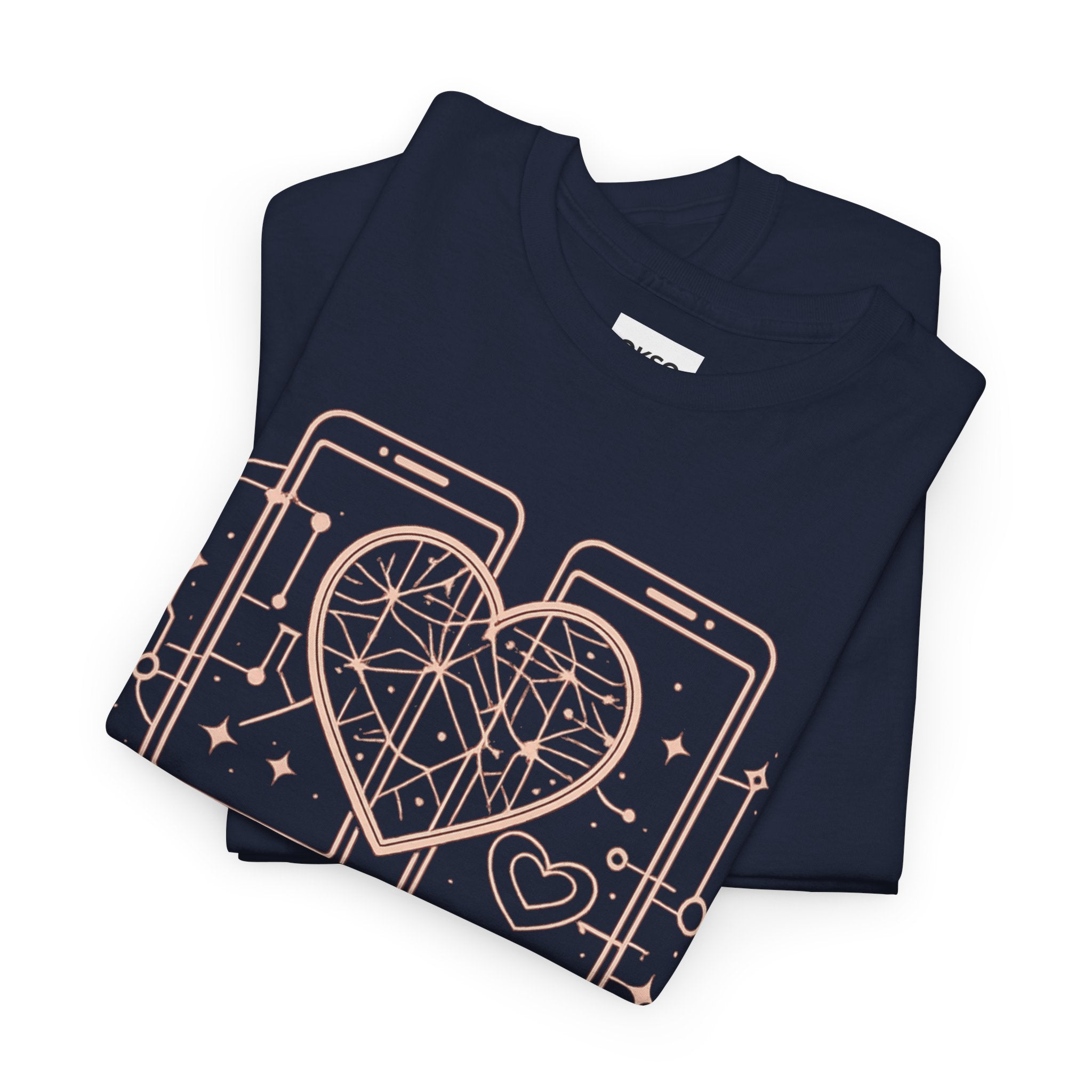 Tech Love T‑Shirt — Heartphone Graphic Tee (Valentine’s Day Gift)