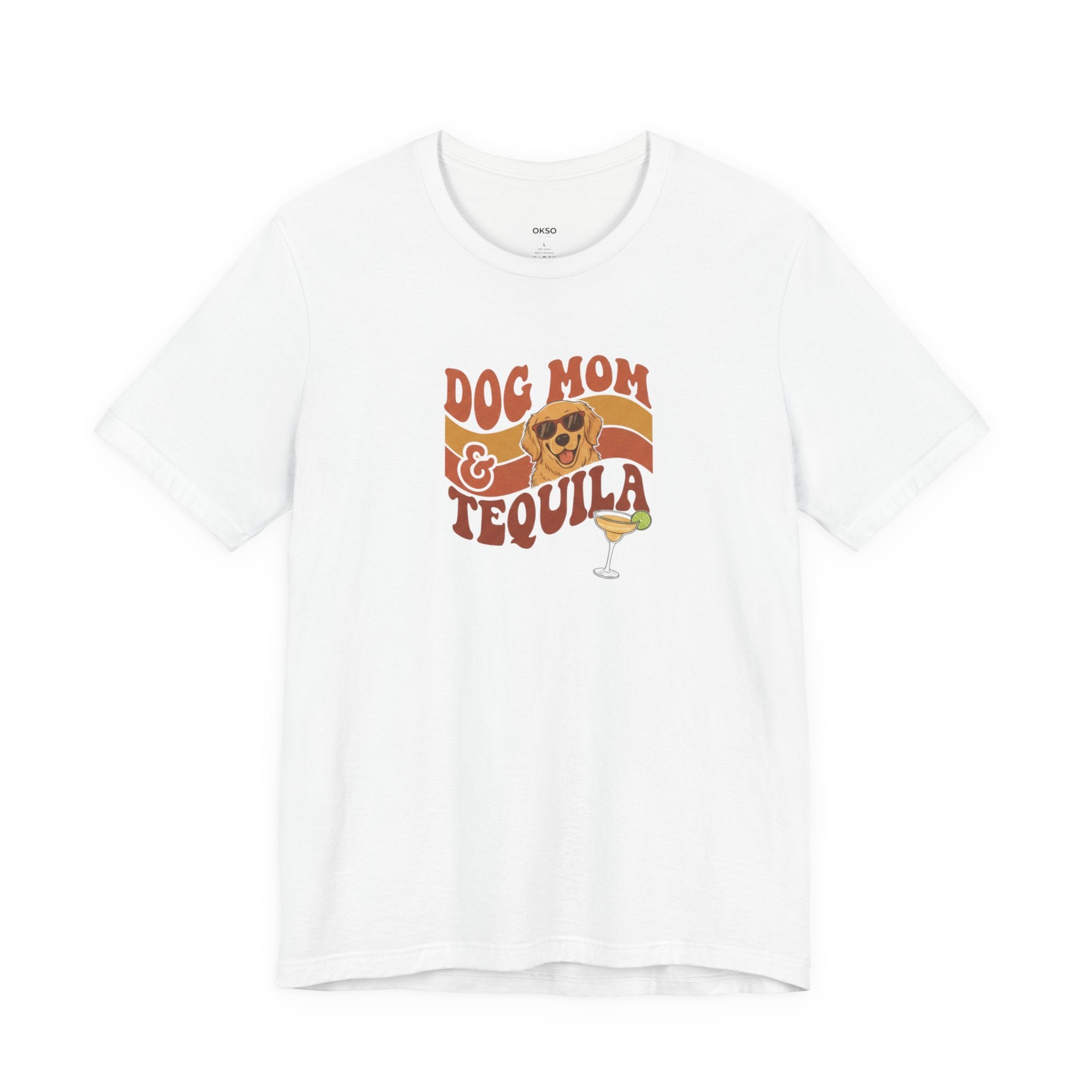 Dog Mom & Tequila T-Shirt — Funny Retro Graphic Tee for Dog Lovers