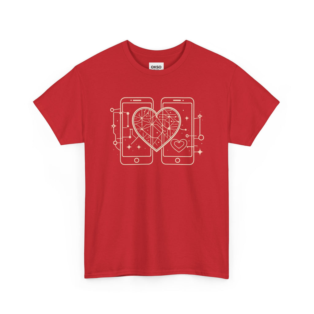 Tech Love T‑Shirt — Heartphone Graphic Tee (Valentine’s Day Gift)