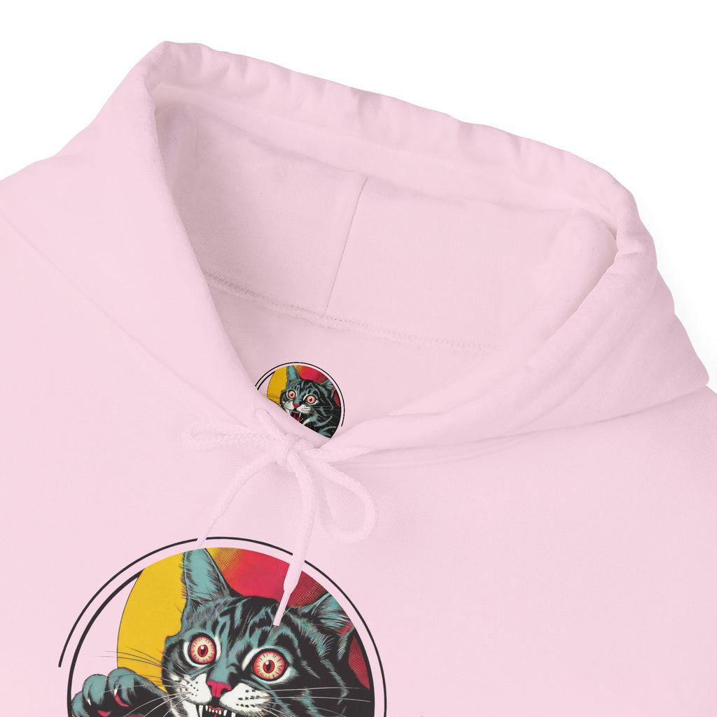 Cat Lover Hoodie — "Don't Touch My Cat" Vintage Graphic Pullover