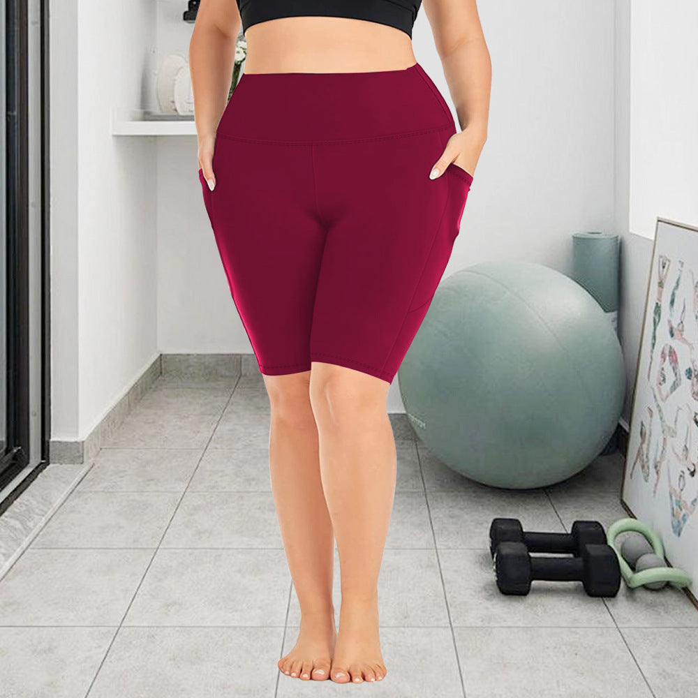 High Waist Yoga Leggings- Plus Size