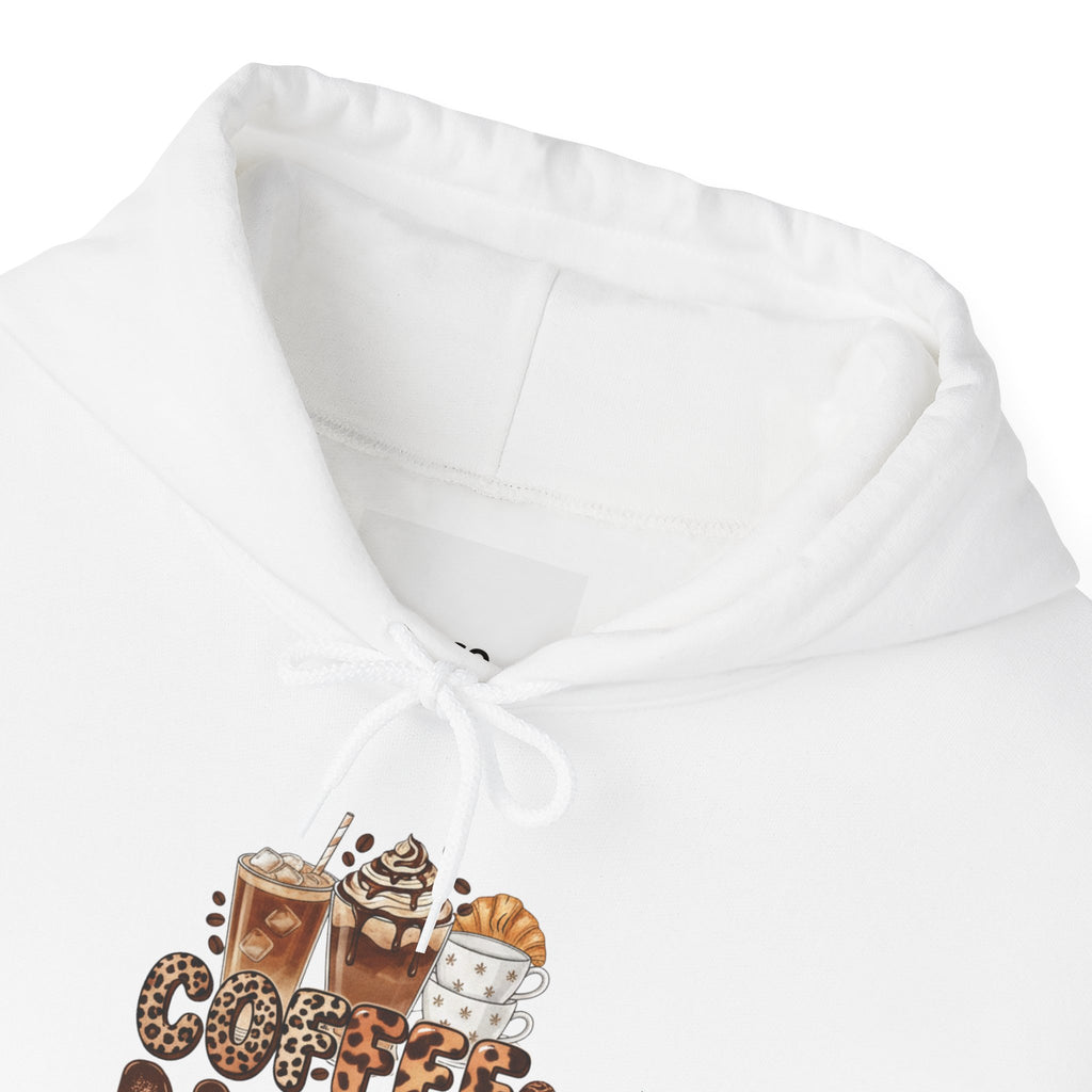 Coffee Hoodie - "Coffee Now" Funny Coffee Lover Pullover