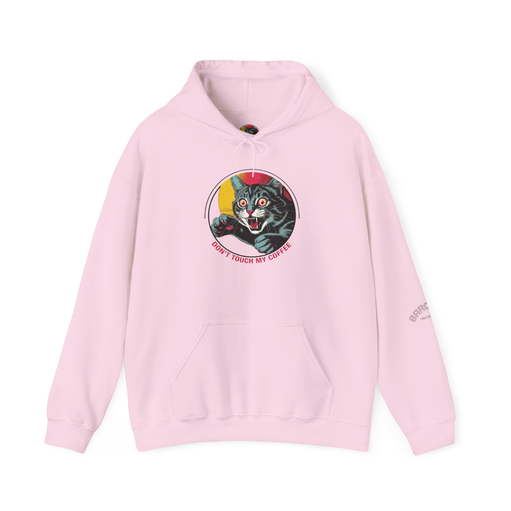 Cat Lover Hoodie — "Don't Touch My Cat" Vintage Graphic Pullover