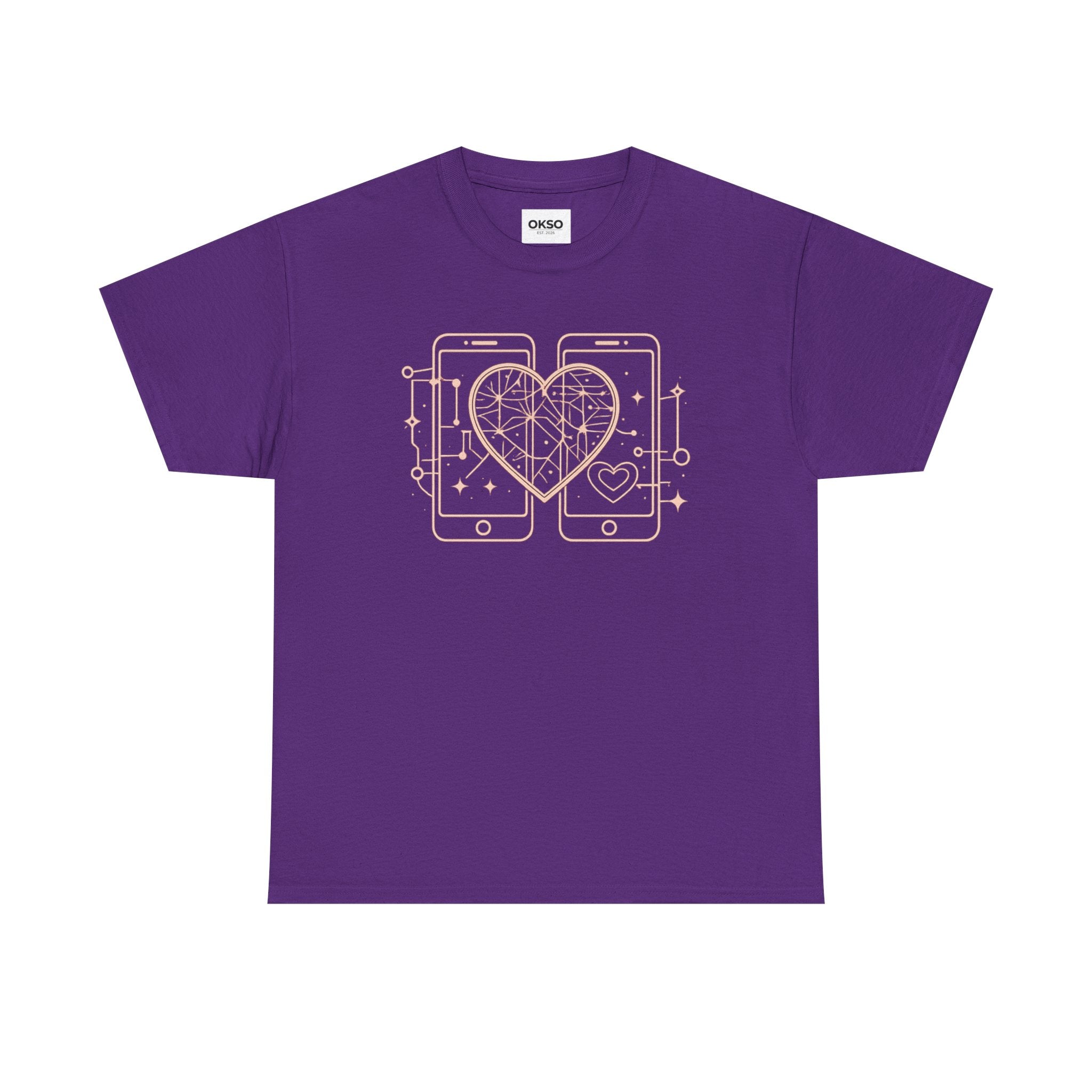 Tech Love T‑Shirt — Heartphone Graphic Tee (Valentine’s Day Gift)