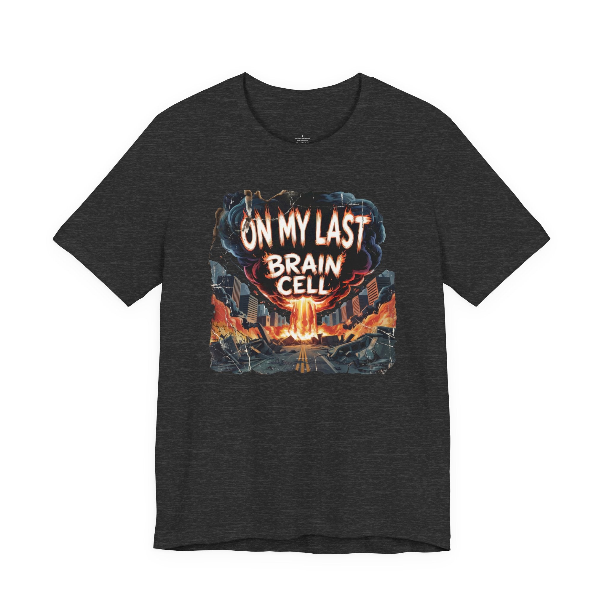 On My Last Brain Cell Tee — Retro Apocalypse Graphic T‑Shirt