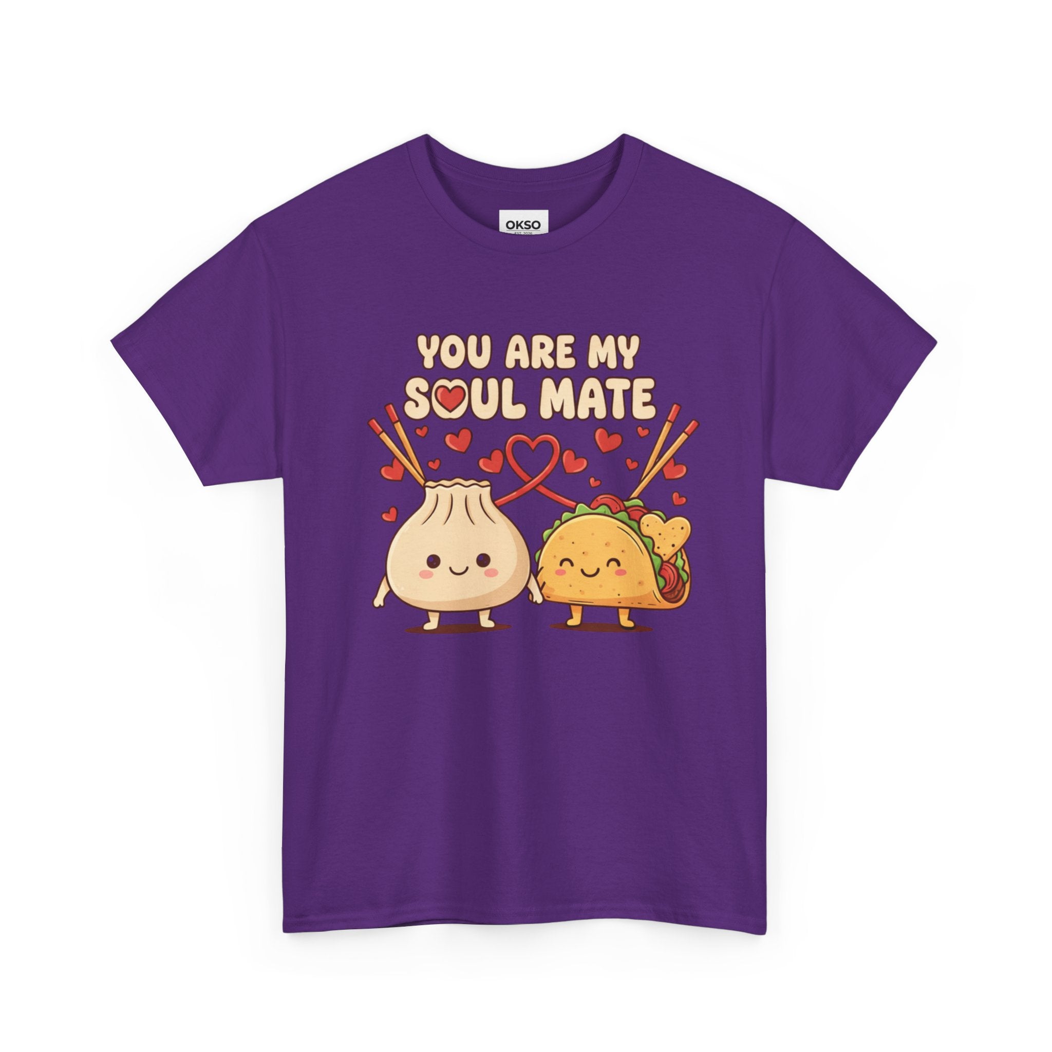 T-Shirt — "You Are My Soul Mate" Cute Dumpling & Taco Valentine Tee
