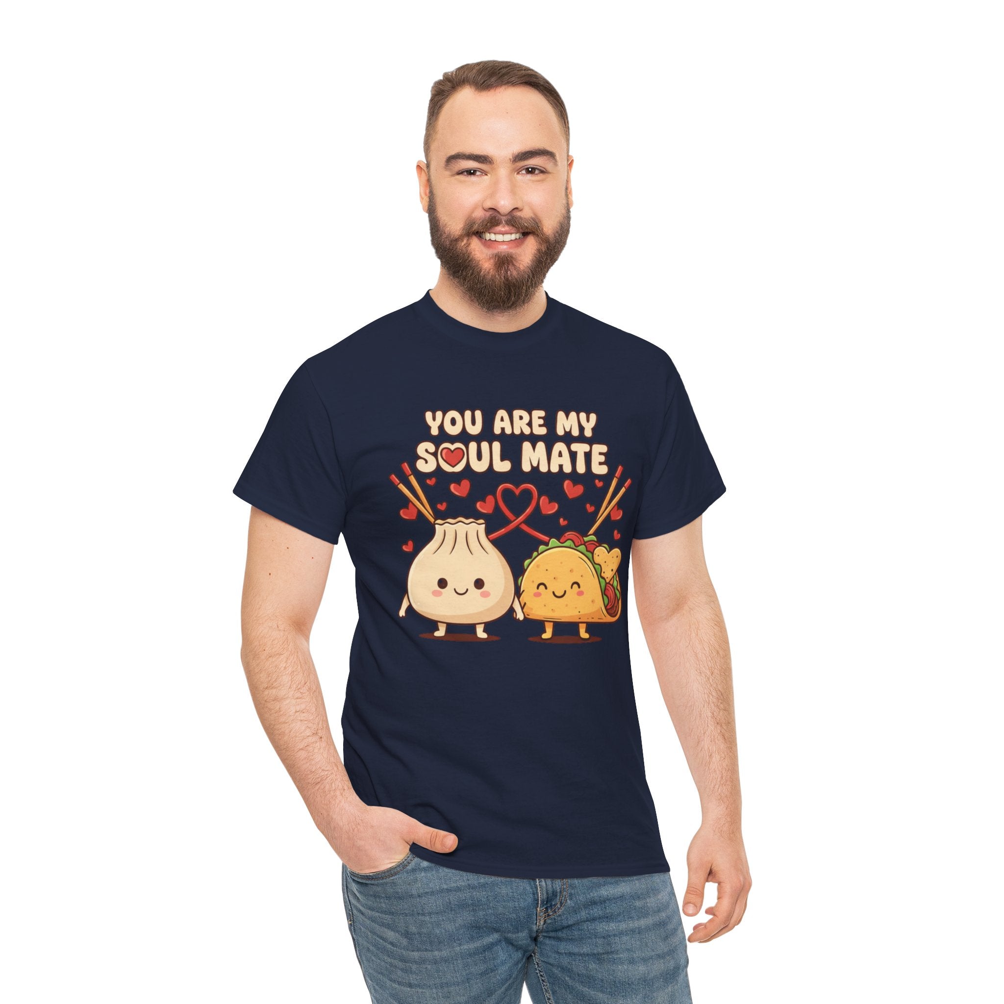 T-Shirt — "You Are My Soul Mate" Cute Dumpling & Taco Valentine Tee