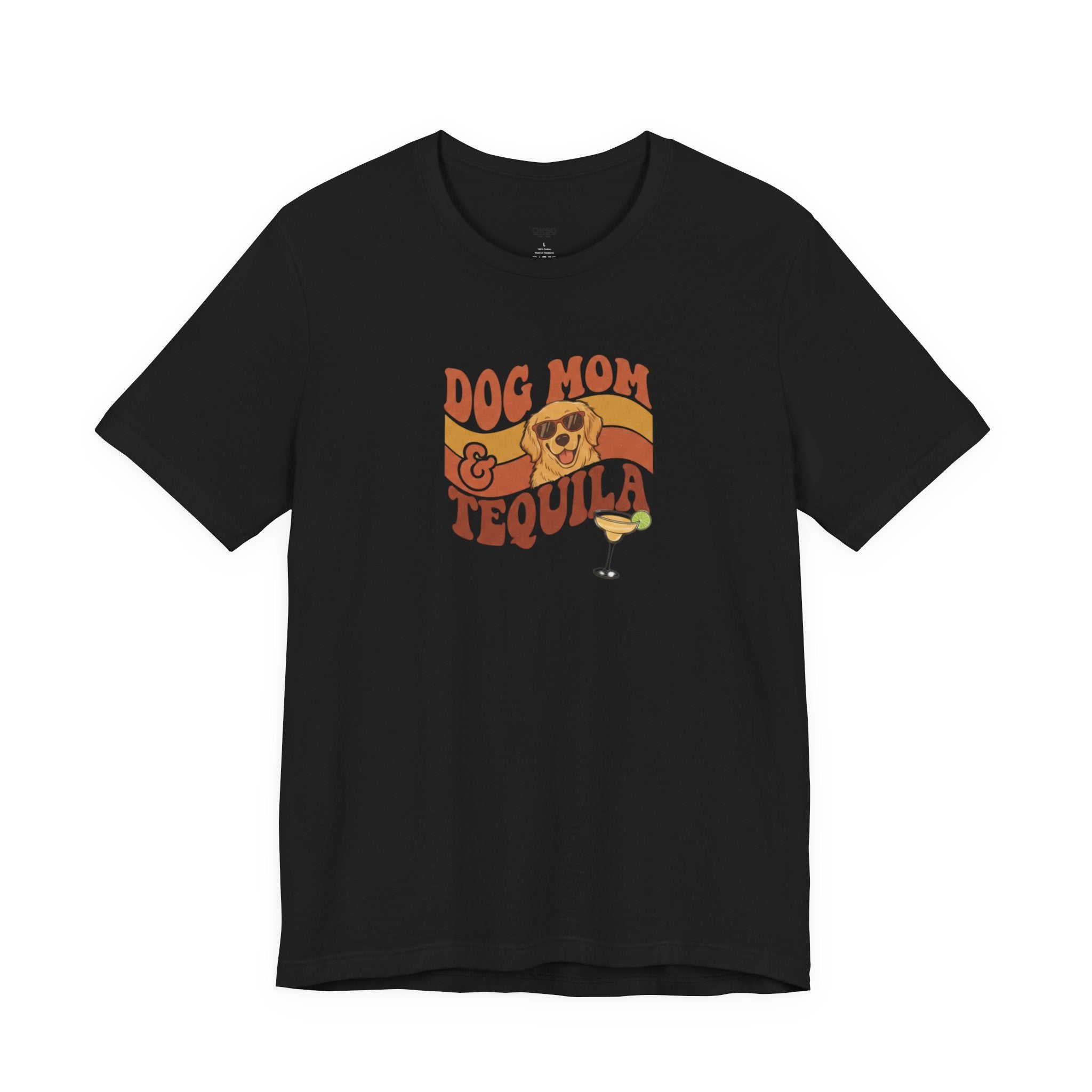 Dog Mom & Tequila T-Shirt — Funny Retro Graphic Tee for Dog Lovers