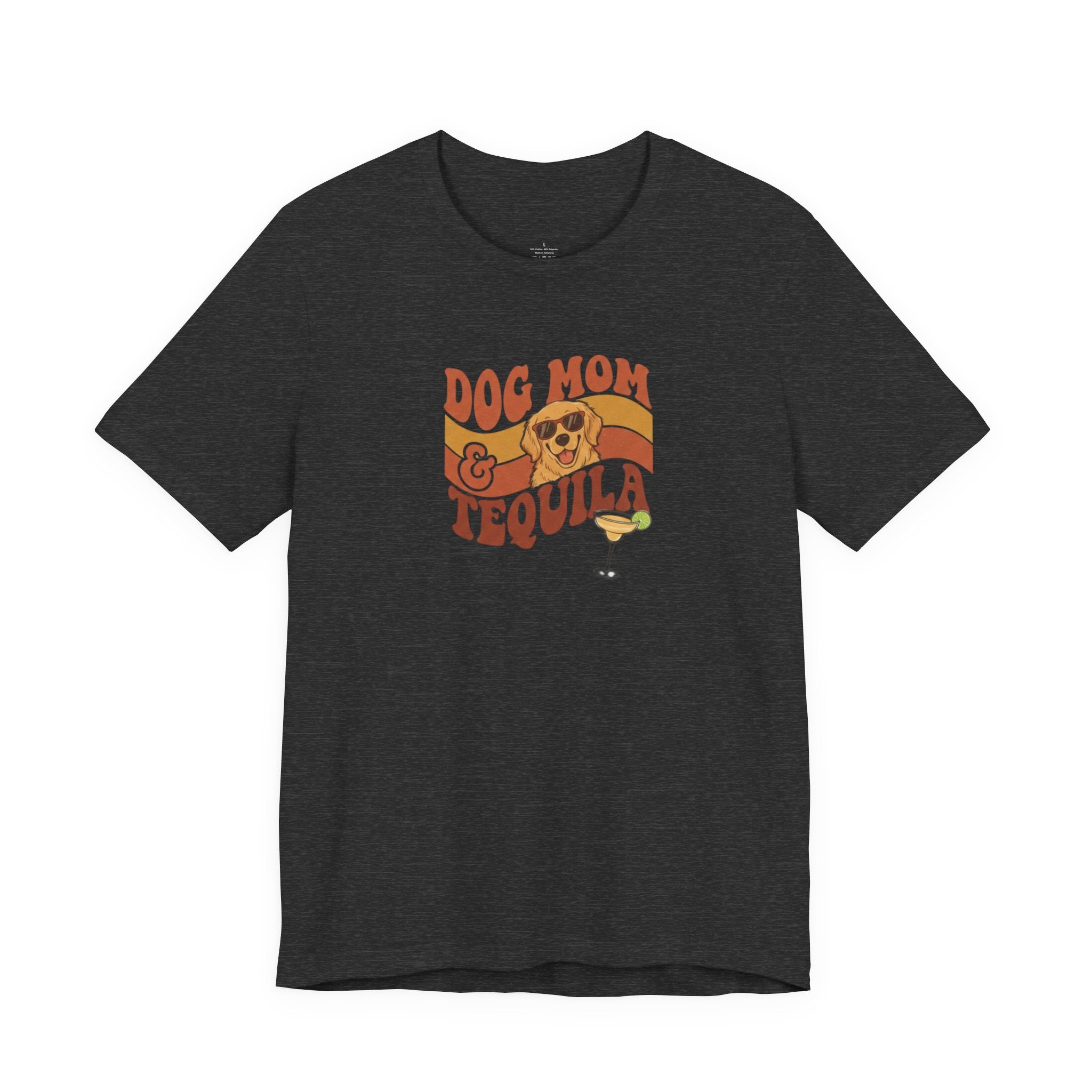 Dog Mom & Tequila T-Shirt — Funny Retro Graphic Tee for Dog Lovers