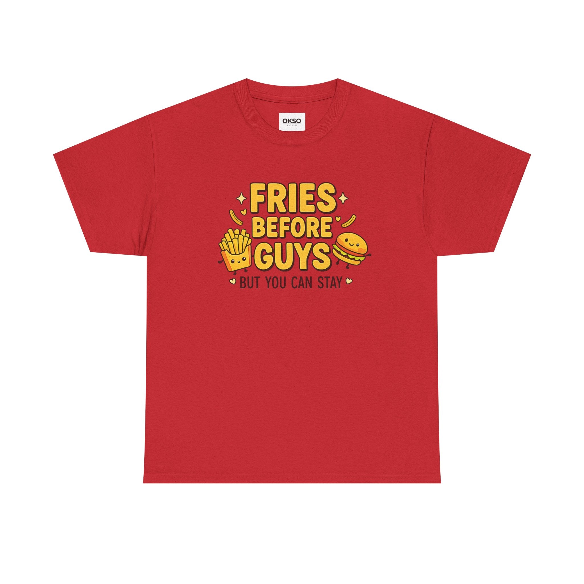 Fries Before Guys Tee — Funny Cute Foodie Graphic T-Shirt